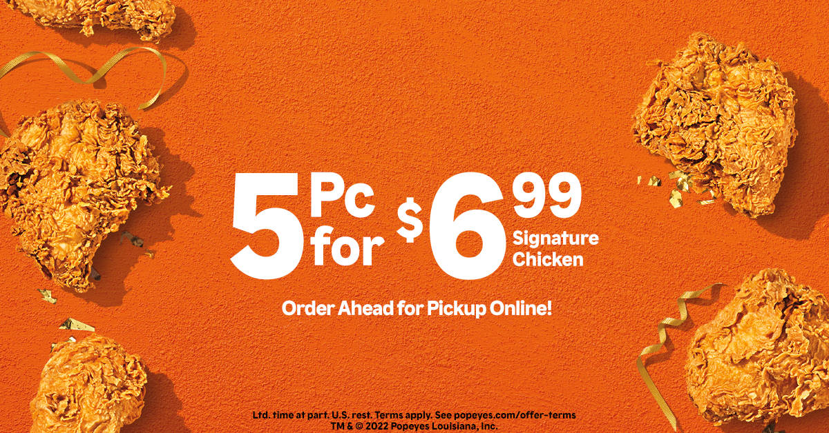 Popeyes Specials Today Popeyes Menu with Prices [2023 Updated] ️